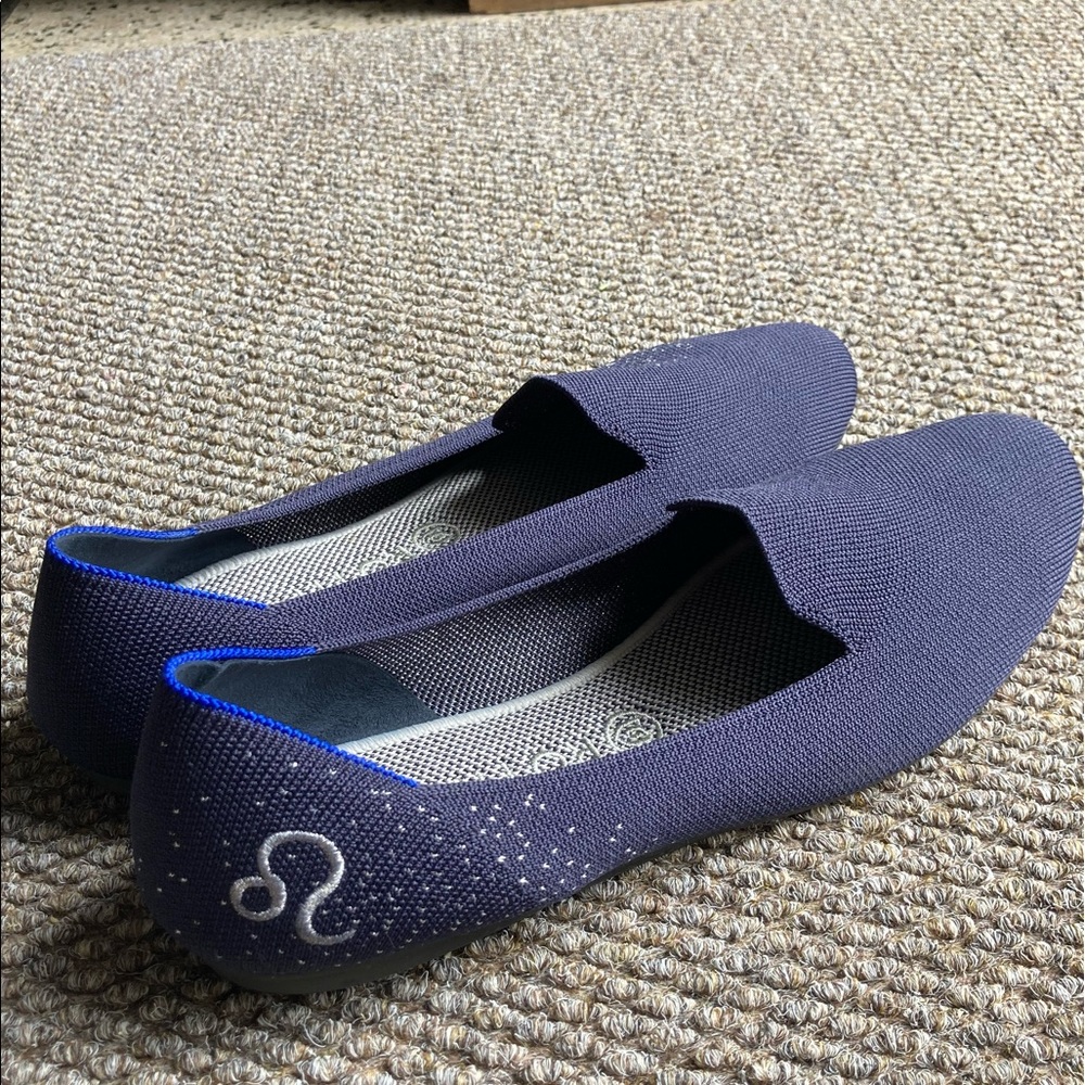 Rothy’s Navy Zodiac Leo Loafer, Size 12